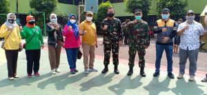 Percepatan Serbuan Vaksinasi Dengan Pencapaian Target 8000 Dosis Oleh Kodim 0505/JT