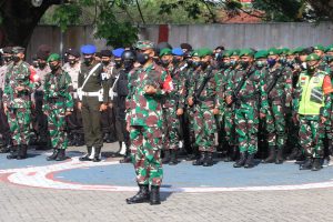 Kodim 0808/Blitar Laksanakan Apel Gelar Pasukan, Dalam Rangka Persiapan Pengamanan VVIP Kunker Presiden RI Joko Widodo