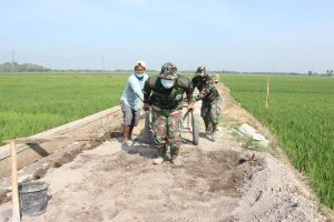 Antisipasi Cuaca Hujan, Pengurugan Talud Pra TMMD Reg ke 112 Kodim 0726/Sukoharjo Terus Digenjot