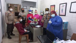 Gerakan Vaksinasi Presisi Tahap 1 Polsek Bojonggede Untuk Masyarakat Desa Kedungwaringin