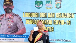 Polsek Tambelang Gelar Kegiatan Gerai 97 Berupa Vaksinasi Bagi Masyarakat Umum Kecamatan Sukawangi
