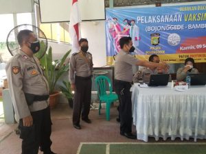 Kegiatan Vaksin Presisi Polsek Bojonggede Tahap 1 Untuk Masyarakat Desa Bojonggede
