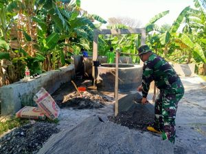 Pra TTMD Reg 112 Kodim 0726/Sukoharjo Di Desa Majasto Mulai Garap MCK