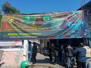 Serbuan Vaksinasi TNI di Wilayah Koramil 02/TB Terus Berlanjut, 337 Orang Tervaksin