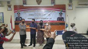 Serah Terima Jabatan Kapolsek Cilincing Dari Kompol H. Slamet. R, SH, MM Kepada Kompol. Robinson Manurung, SH