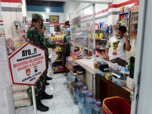 Warga Sudah Mulai Lupa, Babinsa Ingatkan Protkes