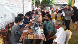 Gerakan Vaksinasi Presisi Polsek Bojonggede Tahap 1 untuk Warga Masyarakat Citayam Desa Susukan