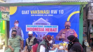 Vaksin Presisi Polsek Bojonggede Tahap 1 Untuk Masyarakat Desa Bojonggede