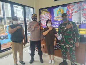 Tiga Pilar Kebon Jeruk Melaksanakan Kunjungan Kegiatan Pelaksanaan Serbuan Vaksinasi