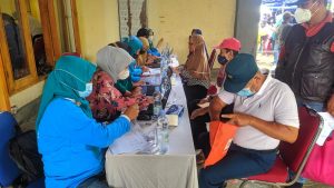 Kegiatan Vaksin Presisi Polsek Bojonggede Tahap 1 Untuk Masyarakat Desa Bojonggede