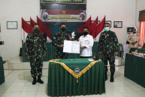 Acara Pembukaan TMMD Reg ke-112 Kodim 0104/Atim Dilaksanakan Secara Sederhana
