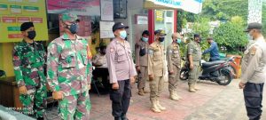 Sosialisasi PPKM Babinsa Koramil 02/TB Bersama Tiga Pilar Sasar Jl. Duri Raya Kel. Duri Utara