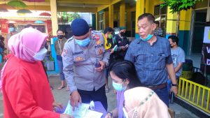 Kegiatan Vaksin Presisi Polsek Bojonggede Tahap 1 Untuk Warga Masyarakat Desa Rawapanjang