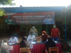 Kegiatan Vaksin Presisi Polsek Bojonggede Tahap 1 Khusus Untuk Pelajar MTS (SMP) Di Atas Usia 12 Tahun Serta Warga Masyarakat Desa Rawapanjang