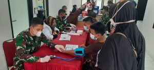 Kodim 0505/JT Kembali Gelar Vaksinasi di 11 Titik Lokasi Dengan Target 4400