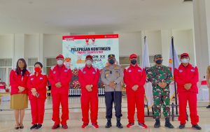 Gubernur Sulut Lepas Kontingen PON, Danlanud Sam Ratulangi selaku Ketua Kontingen Sulut pada PON XX Papua