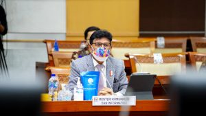 Rapat Kerja Komisi I DPR RI dengan Kementerian Kominfo, KPI Pusat, KIP Pusat, dan Dewan Pers terkait Pagu Anggaran Kominfo T.A. 2022