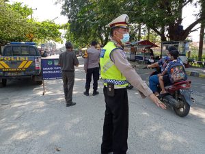 Personil Polsek Tambelang, Melaksanakan Kegiatan Oprasi Yustisi PPKM Darurat Level 3