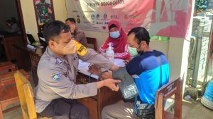 Gerakan Vaksinasi Merdeka Dosis 1 Sinovac Polres Metro Depok Polsek Bojonggede Di Gerai 458 Untuk Warga Masyarakat Desa Ragajaya Kec. Bojonggede