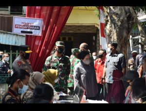 Bertajuk “Tanah Sereal Menuju Zona Hijau” Kedatangan Hj Puan Maharani Memicu Warga Untuk Vaksin