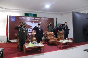 Dandim 0104/Atim Bersama Unsur Forkopimda, Ikuti Upacara Hari Kesaktian Pancasila Secara Virtual
