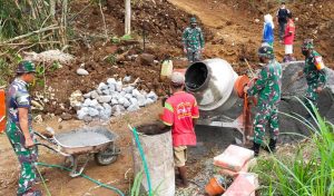 Sentuh Sektor Pertanian, TMMD ke-112 Bantu Petani Buatkan Gorong-Gorong