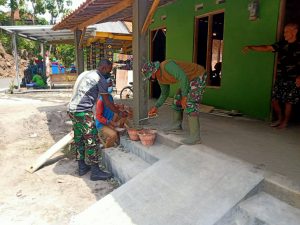 Progress Pekerjaan RTLH Milik Bapak Ngatemin Mencapai 86%, Beberapa Proses Finishing Masih Dilanjutkan