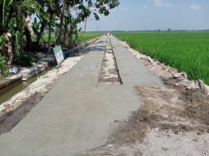 Warga Mengaku Senang, Rabat Beton Jalan Dk.Sigobang – Dk. Siblarak Sudah Selesai, Tinggal Pekerjaan Finishing dan Merapihkan Pekerjaan