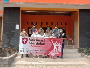 Vaksinasi Merdeka Aglomerasi di Polsek Tambelang Sukses sampai Hari Terakhir