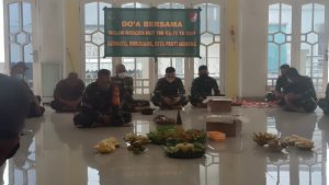 Danramil 02/TB Hadiri Doa Bersama Dalam Rangka HUT TNI ke 76 Di Masjid Jihadul Akbar Tanah Sereal