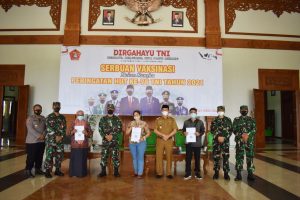 Bagi Yang Belum Vaksin, Danrem 081/DSJ : Buruan Segera Daftarkan Diri