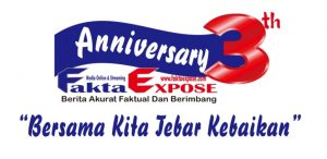 Pimpinan Redaksi Beserta Jajaran Media UPDATETODAY Mengucapkan Anniversary Media Online Faktaexpose.com Yang Ke-3 Thn
