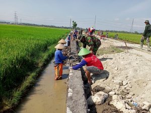 Kejar Target, Bahu Jalan di Lokasi Talud Jalan Dk. Majasto – Dk. Boto Terus Dilakukan Pengurugan