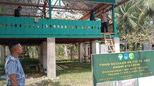 Masyarakat Salut, Lihat Balai Pengajian Yang Dibangun Satgas TMMD 112 Kodim 0104/Atim