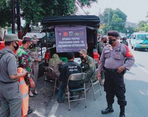 Muspika Bersama Koramil 01/Jatinegara Kembali Gelar Penegakan PPKM Level-3 Pendisiplinan Masyarakat