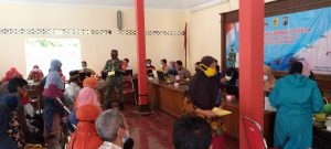 Dampingi Vaksinasi, Begini Harapan Bati Tuud Koramil 23/Karangtengah