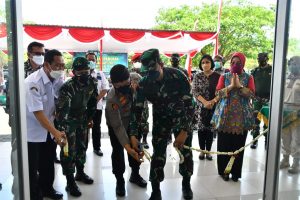 Rangkaian Peringatan HUT TNI ke-76, Kodim 0726/Sukoharjo Gelar Pameran UMKM Bangkit 2021 di Centra Niaga, The Park Mall Solo Baru