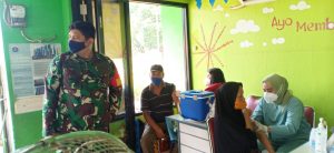 Koramil 02/Matraman Gelar Serbuan Vaksinasi Tingkatkan Kekebalan Kelompok