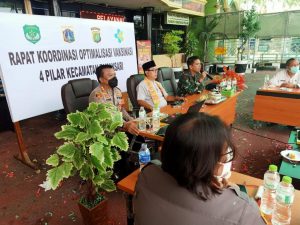 4 Pilar Taman Sari Menggelar Rapat Koordinasi Dalam Rangka Mengoptimalkan Vaksinasi