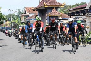 Gowes Danrem 081/DSJ dengan Prajurit di Jajarannya