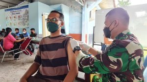 Lanud Smo Gencar Berikan Vaksin Bagi Masyarakat, Hari Ini 713 orang Mendapatkan Vaksin