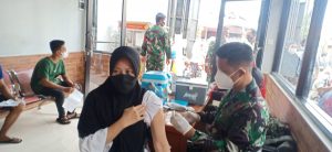 Kodim 0505/JT Gelar Vaksin Dosis 1 dan 2 di Lima Tempat Lokasi Vaksin