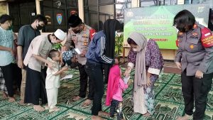 Polsek Taman Sari Memperingati Maulid Nabi Muhammad SAW Dengan Memberikan Santunan Anak Yatim dan Doa Bersama