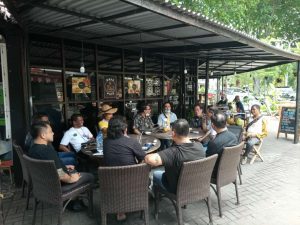 Pertemuan Para Ketua Pemimpin Organisasi Pers Media di Bali Untuk Menyukseskan Acara DPW MIO Bali Yang berlokasi Di Pojok Sudirman Denpasar