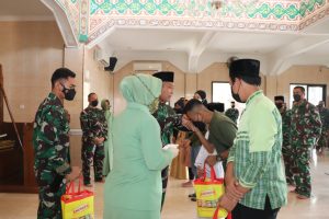 Peringati HUT Ke 23 KOREM 051/WKT Gelar Doa Bersama Dan Santunan Kepada Anak Yatim