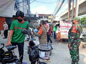 Koramil Bersama Muspika Tiga Pilar Kec. Pulogadung Giat Ops PPKM Level-1
