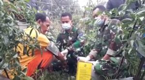 Gerilya Vaksinasi Korem 061/SK Sasar Kampung dan Kebun Warga