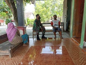 Kodim Sragen – Terus Jaga Hubungan Baik, Babinsa Pagak Giat Melaksanakan Komsos Dengan Warga Binaan