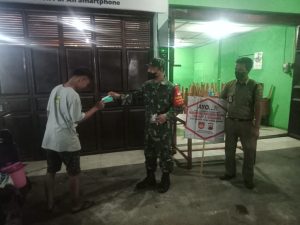 Boyolali Level II, Babinsa Koramil 04/Teras Tetap Gelar Operasi Yustisi