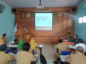 Bangun Sinergitas Lintas Sektor, Peltu Bambang Hadiri Loka Karya Mini UPTD Puskesmas Puhpelem